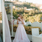 Light Pink Ball Gown Off the Shoulder Lace Organza Date Dress Prom Dress Birthday Dress SH3890