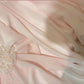 Elegant Pink Off the Shoulder 3D Flower Pleated Chiffon Long Prom Dress SH3932