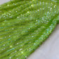 Stunning A Line Spaghetti Strap Sequin Green Tulle Long Prom Dress Evening Dress SH2272