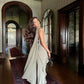 Simple Flowy Sheath Spaghetti Strap Ruffle Chiffon Prom Dress Party Dress SH4017