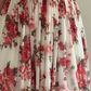 Cute A Line Off the Shoulder Pink Print Chiffon Short Prom Dress Homecoming Dress SH6898