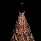 Vintage Ball Gown Halter Brown Sleeveless Long Prom Gown Fairy Prom Dresses SH3091