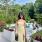 Pastel Yellow Sheath Strapless Applique Tulle Long Prom Dress With Side Slit SH1579