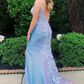 Elegant Mermaid Lace Spaghetti Straps Prom Dress Formal Evening Gowns SH736