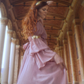 Gentle Purple A Line Long Sleeve V Neck Chiffon Long Prom Dress Evening Dress SH3321