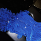 Royal Blue A Line Spaghetti Strap Beaded Appliques Chiffon Long Prom Dress Evening Dress SH3177