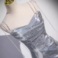 Elegant Silver Sequin Mermiad Prom Dress Long Evening Dress SH1037