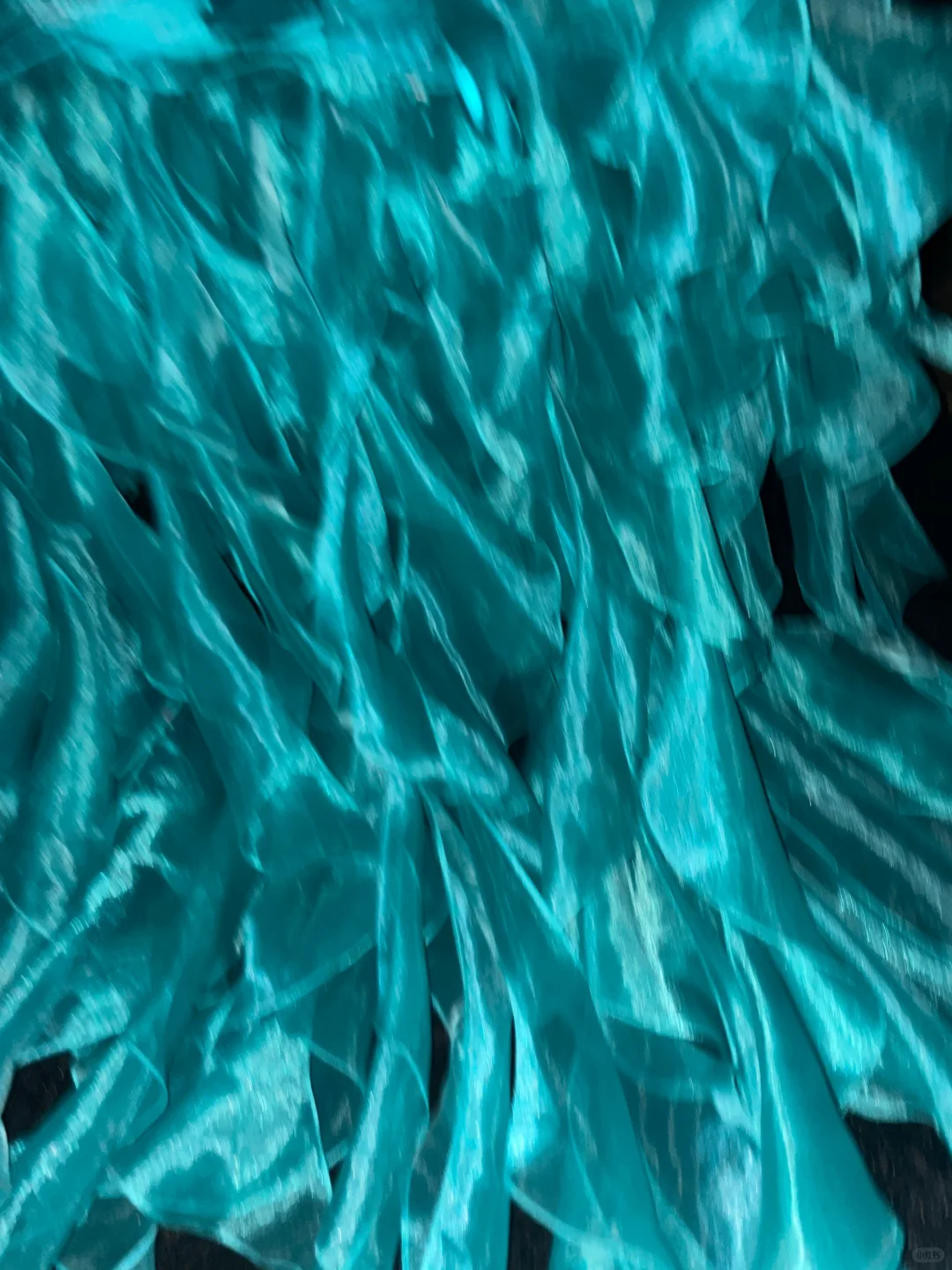 Vintage A Line Sweetheart Neck Blue Ruffle Beaded Organza Prom Dress Party Dress SH3072