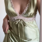 Vintage Style Sage Green Long Prom Dress Sexy Party Dress SH1366