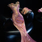 Gorgeous Mermaid Off the Shoulder Flower Satin Long Prom Dress Evening Dress SH3241