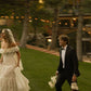 Pretty Simple A Line Straps White Lace Long Wedding Dress SH5282