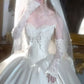 Princess Ball Gown Strapless Lace Appliques Satin Prom Dress 18th Birthday Dress Wedding Dress SH3897