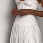 Beautiful White Chiffon A Line Prom Dress Wedding Dress SH1227