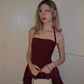 Cute A Line Halter Satin Backless Short Prom Dress Homecoming Dress SH6521