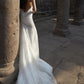 Elegant White Mermaid Spaghetti Straps Sequin Tulle Open Back Long Party Dress Date Dress SH3688