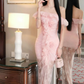 Classic Sheath Off the Shoulder Pink Lace Long Prom Dress Evening Dress SH4670