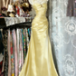 Vintage Halter Mermaid Long Prom Dresses Beaded Royal Blue Satin Birthday Dresses SH5041