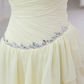 Chic Sweetheart Neck Irregular Layered Party Dress, Ivory Chiffon Homecoming  Dress SH751
