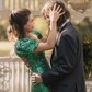 Shiny Green Sequin Sheath Puff Sleeve Backless Long Prom Dress Date Dress SH6509