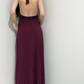 Vintage A Line Halter Beaded Chiffon Open Back Prom Dress Graduation Prom Dress SH2568