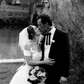Classic Ball Gown Off the Shoulder White Satin Tulle Long Wedding Dress SH7443