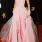 Glamorous Straps Pink Long Prom Dress Evening Gown SH1256