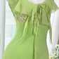 The Wizard of Oz Sheath Spaghetti Strap Ruffle Chiffon Homecoming Dress SH3209