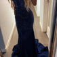 Sexy Prom Dresses Inspiration Mermaid Spaghetti Strap Champagne Semi Formal Party Dress For Teens High Schools SH6410