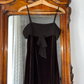 Vintage Sheath Spaghetti Strap Brown Velvet Prom Dress Evening Dress SH6075