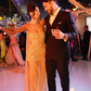 Shiny Sheath Strapless Light Pink Sequin Prom Dress Evening Dress SH2536