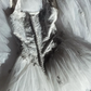 Gentle Lace Appliques A Line Straps White Tulle Wedding Dress Prom Dress SH5934