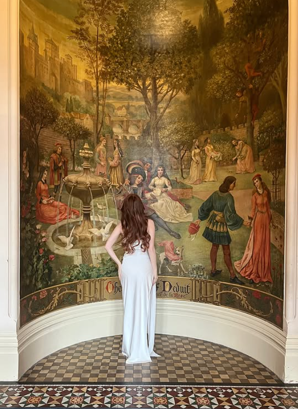 Elegant Sheath Strapless Simple White Satin Long Prom Dress Party Dress with Slit SH4681