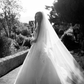Beautiful Ball Gown Strapless White Exquisite Appliques Tulle Long Wedding Dress SH8249