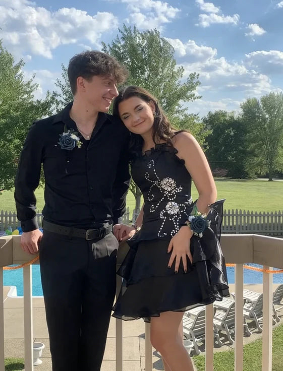 sachin and babi light blue dress Black Homecoming Dresses and Gowns 2026 main image 1