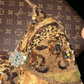 Sexy Leopard Print Satin Chiffon Prom Dress Party Evening Dress SH6000