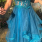Beautiful Applique Tulle Prom Dress Elegant Evening Dress SH897