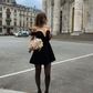 Sexy Black A Line Off the Shoulder Satin Short Prom Dress Homecoming Dress Outfits SH7215