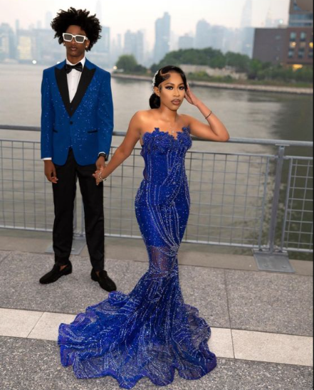 Elegant Royal Blue Sequin Beaded Appliques Mermaid Prom Dress Evening shinydress Elegant Royal Blue Sequin Beaded Appliques Mermaid Prom Dress Evening shinydress