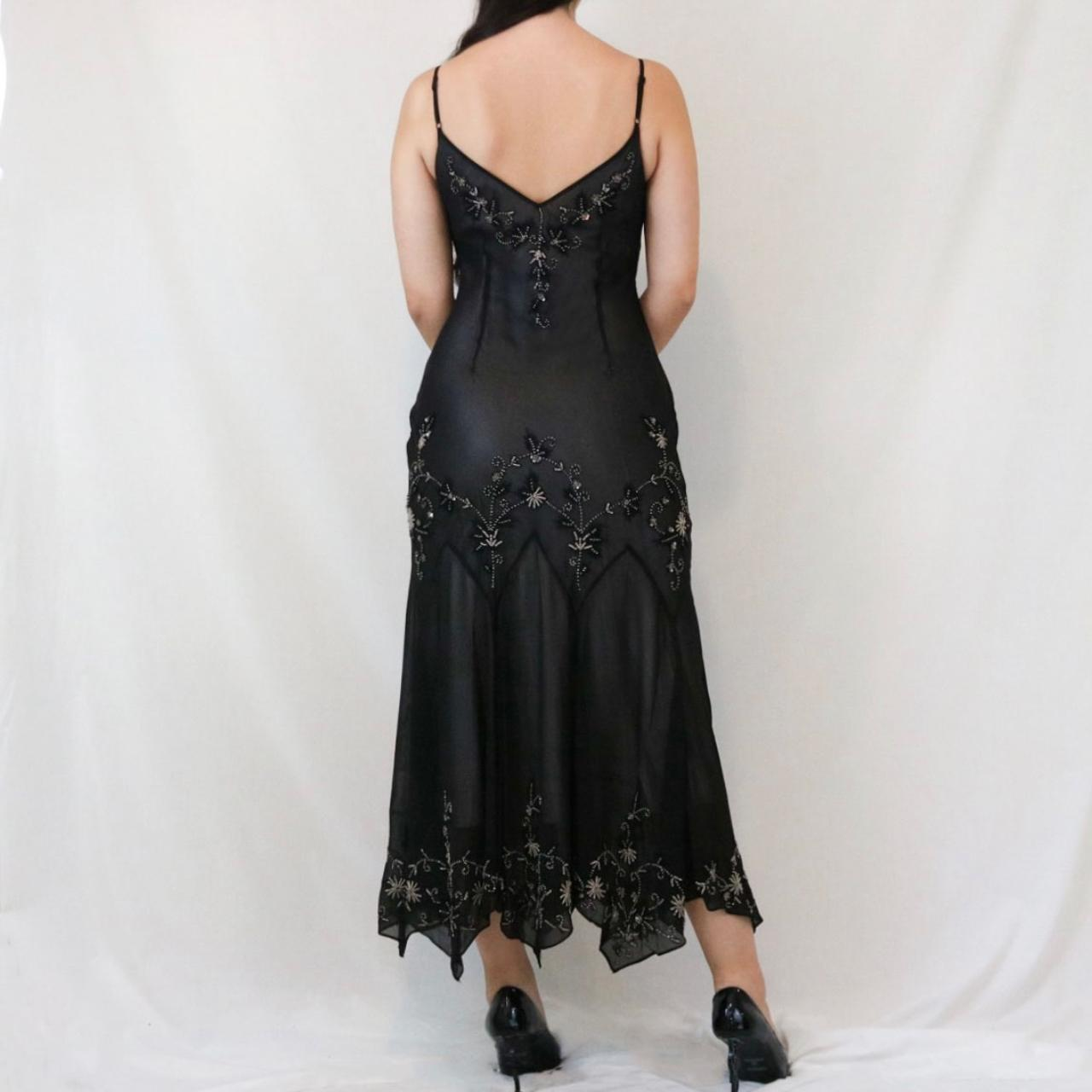 strapless open back dress Vintage Green Spaghetti Straps Beaded Chiffon Tea Length Prom Dress SH –  shinydress