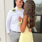 Bling A Line Spaghetti Straps Yellow Sequins Short Homecoming Dress SH7935