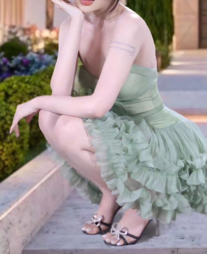 Cute Green A Line Sweetheart Neck Tulle Short Homecoming Dress Outfits SH1848