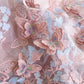 Light Pink A Line Halter Butterfly Appliques Tulle Prom Dress Evening Dress SH1789