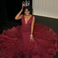 Black Girl Prom Dress, Mermaid Party Dress SA1529