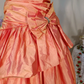 Vintage A Line Sweetheart Neck Bow Layered Satin Homecoming Dress SH4960
