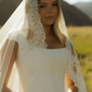 High-class Ball Gown Straps White Satin Long Wedding Dress SH7142