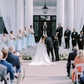 Gentle Baby Blue A Line V Neck Satin Long Bridesmaid Dress SH6577