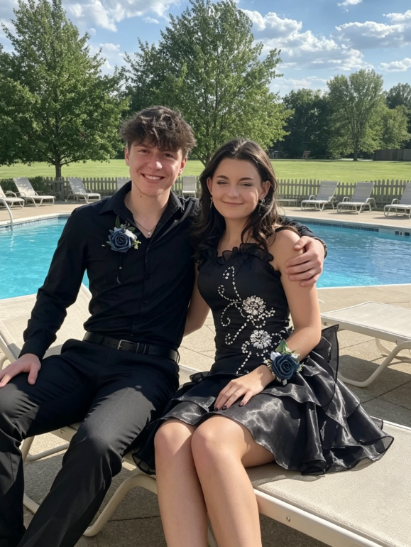 Black Chiffon Beaded Mini Satin Short Prom Dress Homecoming Dress  SH1022
