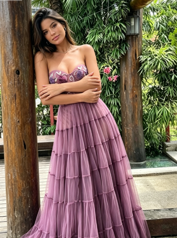 Gorgeous A Line Prom Dresses,Lace Long Prom Dresses Formal Beads Evening Dresses S903