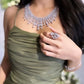 Charming A Line Spaghetti Straps Green Satin Long Prom Dress with Ruffles SH7765