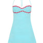 Chic A Line Spaghetti Straps Light Blue Short Homecoming Dress with Sequins SH7468